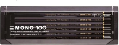 Tombow MONO-1002B Hexagonal shaft TombowWooden Body Pencil 2B 12 Pack JPN - Image 1 of 4