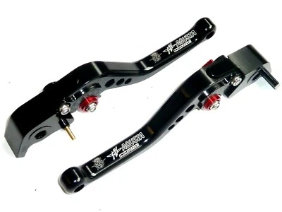MV AGUSTA F4 RR 2011-2018 SHORT BLACK BRAKE AND CLUTCH LEVERS ROAD RACE TS331 Foto 1 de 4