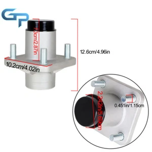 Front Hub Assembly Wheel Hub For EZGO TXT/ Medalist G/E 1976-2001.5 Golf Cart - Picture 1 of 12