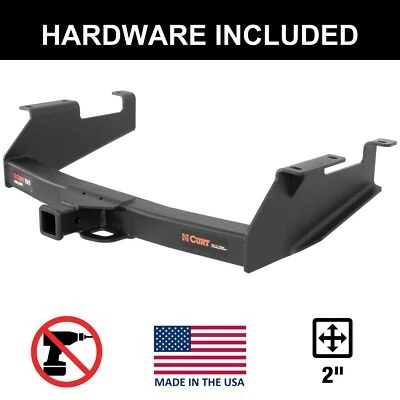 Enganche de parachoques escalonado CURT 2001-2010 GMC Sierra 2500 HD 8' platón clase 5 10", 2" Foto 1 de 4