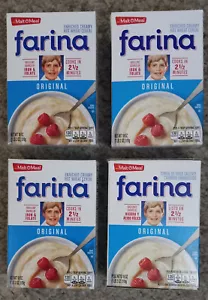 Malt O Meal Farina Cereal Original 18 oz., Lot of 4 Boxes , best by Oct 9, 2025 - Picture 1 of 6