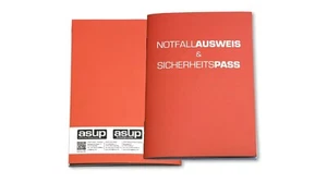 5 x ASUP Notfallausweis & Sicherheitspass - Personal Safety Logbook - Bild 1 von 1
