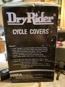 Neese DryRider Cycle Covers Motorcycles Ranging up to 1300c.c. half dress 601 - Picture 1 of 5
