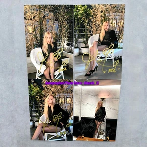 BLACKPINK ROSE Autographed Photo 4*6 K-POP Collection For Fans Gifts 4PCS/SET - Picture 1 of 1