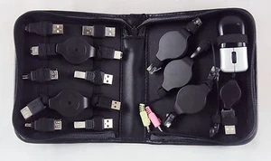 12 Piece Computer Adapters, Cables & Accessories Kit ~ USB, RJ, & Firewire - Picture 1 of 12