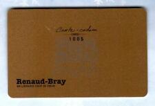RENAUD-BRAY ( Canada ) Gold Card 2012 Gift Card ( $0 ) 