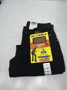 New Boys Black Wrangler Pro Rodeo Cowboy Cut Denim Jeans. 10 Regular B-25 - Picture 1 of 9