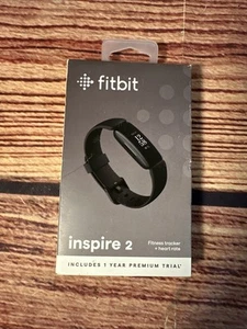 NUOVO Fitbit Inspire 2 Cardiofrequenzimetro Attività Nero Fitness Tracker FB418BKBK - Foto 1 di 7