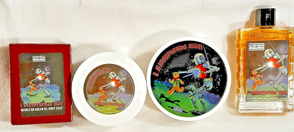 Phoenix Artisan Accoutrements - I GINGERBREAD MAN - Colección de 4 piezas Foto 1 de 4