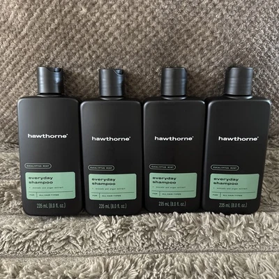 Hawthorne Everyday Shampoo Eucalyptus Mint 8 Oz “Lot Of 4” - Image 1 of 4