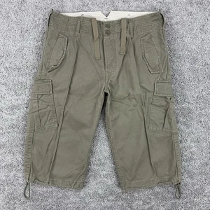 Diesel Shorts Men’s 33 Green Cargo Parachute Paratrooper Military Drawstrings - Picture 1 of 12