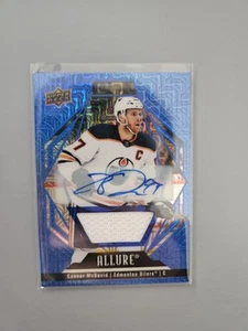Connor McDavid Allure Blue Line Auto Jersey - Picture 1 of 2