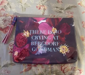 Bergdorf Goodman x Ashley Longshore No Tears Limited Edition Makeup Bag - Picture 1 of 3