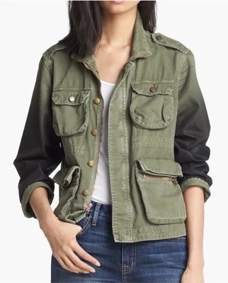 Женская куртка Current Elliott 0 XS с воротником на пуговицах на молнии Lone Soldier Ombré - Изображение 1 из 4