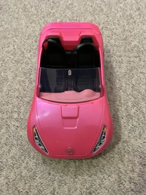 Barbie DVX59 2016 Rosa Brillante Coche Convertible Vehículo 2 Plazas BUEN ESTADO Foto 1 de 4