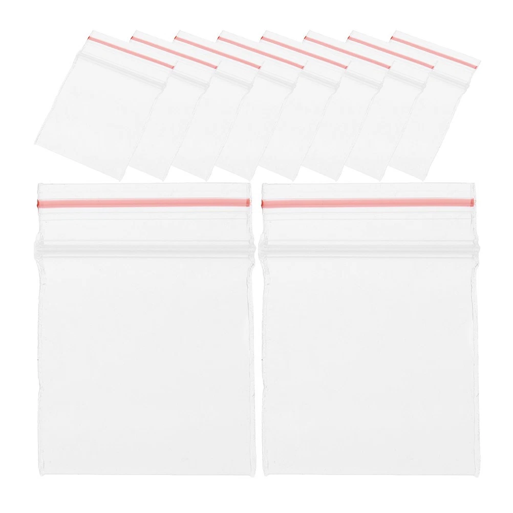 300 Mini-Reißverschlussbeutel 2,5x2,5 Cm – Wiederverschließbar, Transparent, Für Schmuck, Pillen & Süßigkeiten