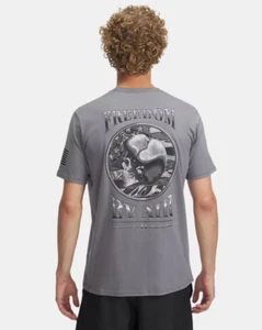 NWT MEN'S UNDER ARMOUR UA FREEDOM BY AIR T-SHIRT.LARGE.BRAND NEW FOR 2025. - Picture 1 of 2
