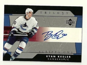 RYAN KESLER 2005-06 UD TRILOGY S1 CERTIFIED AUTOGRAPH - Picture 1 of 1