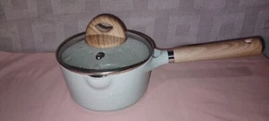 Light Blue With White Speckles Masterclass Premium Collection Sauce Pot - Picture 1 of 4