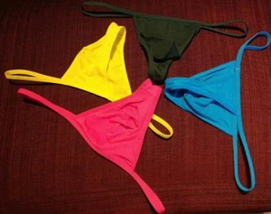 Slip Uomo Sexy Corde Bikini Tangas Ragazzi Modale Elasticizzati Schiena T Perizoma Intimo - Foto 1 di 34