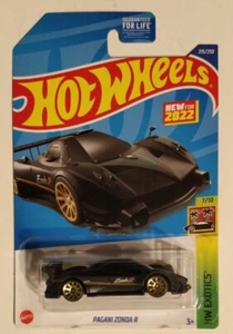 2022 Hot Wheels Pagani Zonda R #215/250 (Black) HW Exotics 7/10 - Picture 1 of 2