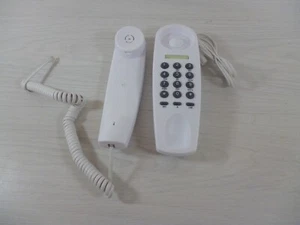 Binatone Trend corded slimline telephone LCD screen white tested working - Photo 1/4