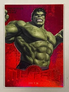 Fleer Ultra Spider-Man 2017 metal rojo PMG MM19 HULK 33/99 alto grado😍😍😍* - Imagen 1 de 6