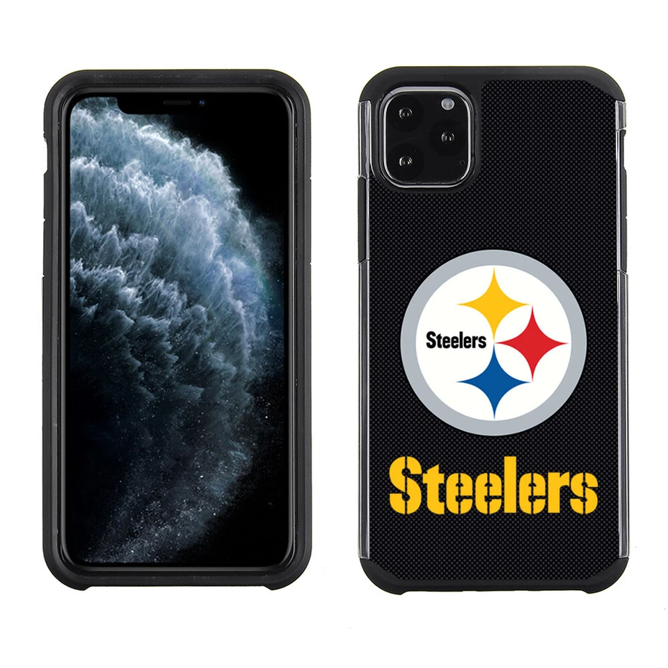 Funda texturizada PBG NFL Pittsburgh Steelers para iPhone 11 Pro Max y XS Max (6,5") Foto 1 de 1