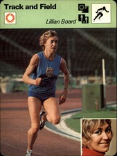 1977-79 Sportscaster Series 37 Multi-Sport Oversize Card #3708 Lillian Board