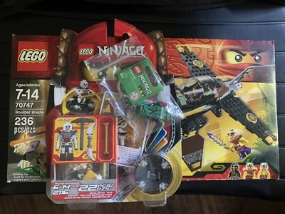 LEGO NINJAGO Boulder Blaster (70747) + Chaveiro Lloyd Zx + Krazi spinner tudo NOVO - Imagem 1 de 4
