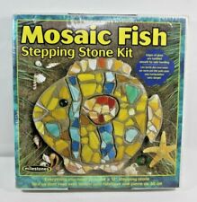 Milestones - Mosaic Fish 12" Stepping Stone Kit - New in Package