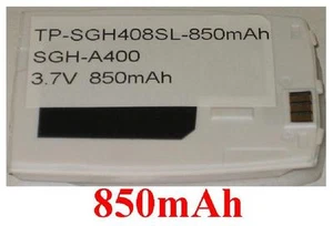 BATTERIE 850mAh Type CS-SGH408SL pour SAMSUNG SGH-A400 SGH-A401 SGH-A408 Blanc - Photo 1 sur 1