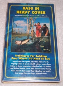 Bass in Heavy Cover VHS Video fishing Homer Circle Al Lindner Roland Martin - Picture 1 of 2