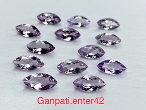 Natural Pink Amethyst Faceted Marquise Cut 8x4 MM Calibrated Loose Gemstone E - Picture 1 of 6