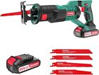 HYCHIKA Reciprocating Saw, 18V MAX Cordless Saw with 2.0Ah Battery, 2800SPM,7/8"