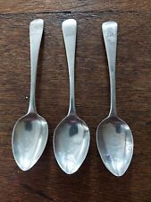 Georgian Silver  Tea spoons  x 3  Greyhounds Cutlery TW & J H
