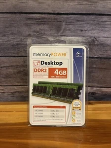 Centon Memory Power 4.0GB (2GB x2) PC2-5300 Desktop RAM Memory DDR2-800/667/533 - Picture 1 of 2