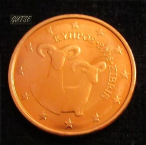 CIPRO, 5 CENTESIMI DI EURO 2008, DUE MUFLON, NON CIRCOLATI. - Foto 1 di 2