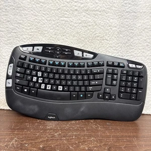 Logitech K350 Comfort Wave Wireless Keyboard - Needs Dongle, Keyboard Only - Picture 1 of 13
