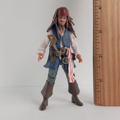 Capitán Jack Sparrow 2011 4" Jakks Disney Piratas del Caribe con Espada  Foto 1 de 4