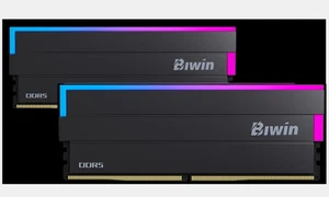 BIWIN DDR5 Memory DW100 RGB 6000mhz 32kits (16GB*2) CL36 Black Black Opal - Picture 1 of 1