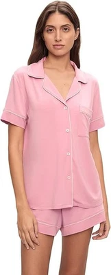 Pantalones Cortos de Pijama Relajado Modal Eberjey Gisele, Rosa, Talla M 0367 Foto 1 de 2