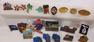 Lot of 21 Travel & Tourist Souviner Hat Pins, Lapel Pins - States & Cities🔥🔥🔥 - Picture 1 of 4