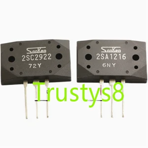 1PAIRS(2PCS) NEW 2SA1216 2SC2922 PNP NPN Audio Sanken Power Transistor IN STOCK - Picture 1 of 1