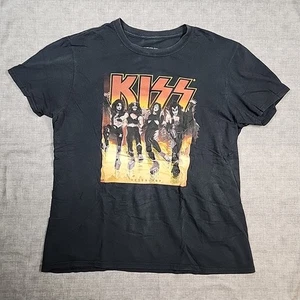 KISS T Shirt L Manica Corta Grafica Classica Rock Tee Destroyer - Foto 1 di 6