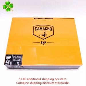 Caja de cigarros de madera vacía Camacho Toro Connecticut 8,75" x 6,75" x 2" - Imagen 1 de 10