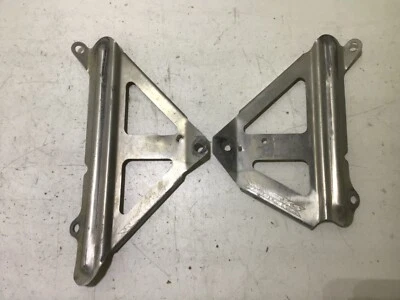 2007 07 Kawasaki KX450F KX 450 Works Connection Aluminum Radiator Braces Guards  - Image 1 of 4