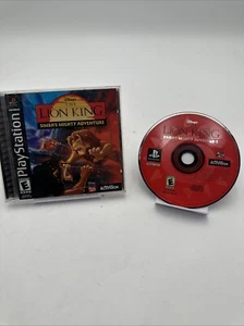 Lion King Simba's Mighty Adventure PS1 PlayStation 1 + Tarjeta Reg - Completa en caja original - Imagen 1 de 4