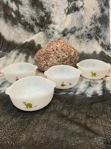 Anchor Hocking Fire King Milk Glass BC Comics By Johnny Hart Bowls, Vintage - Picture 1 of 4