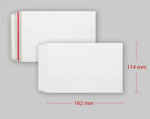 50 - White All Board Envelopes Cardboard Strong Mailer - C6 Size - Picture 1 of 1